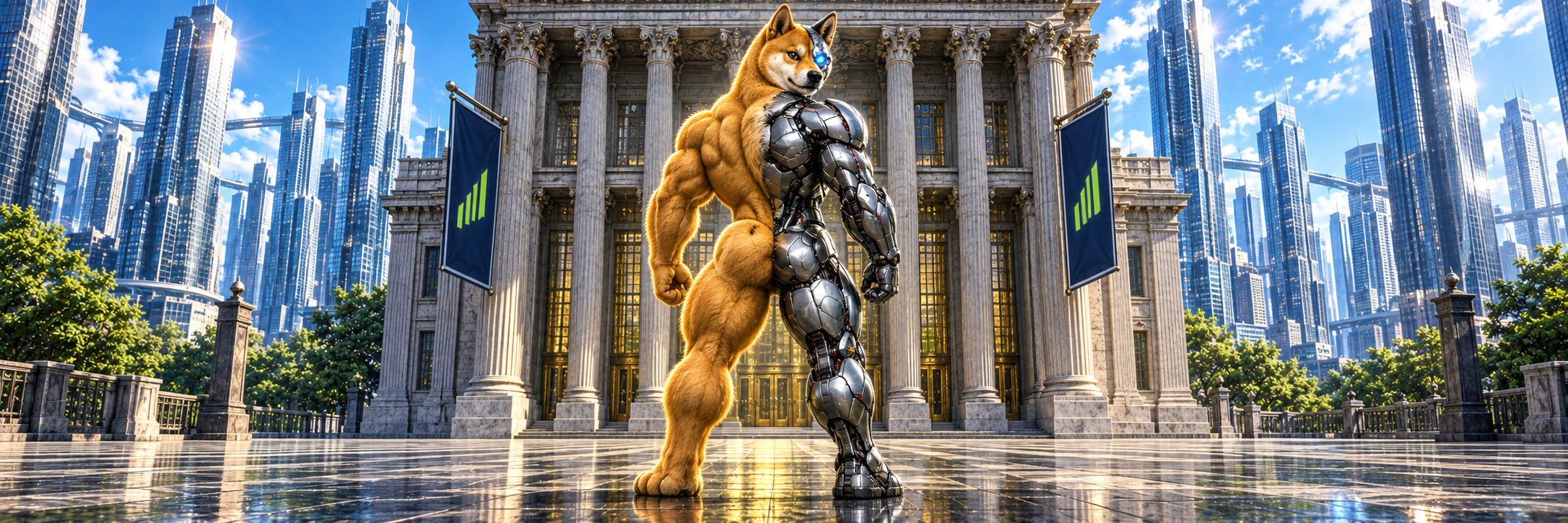 unI roirepuS cyber Shiba banner